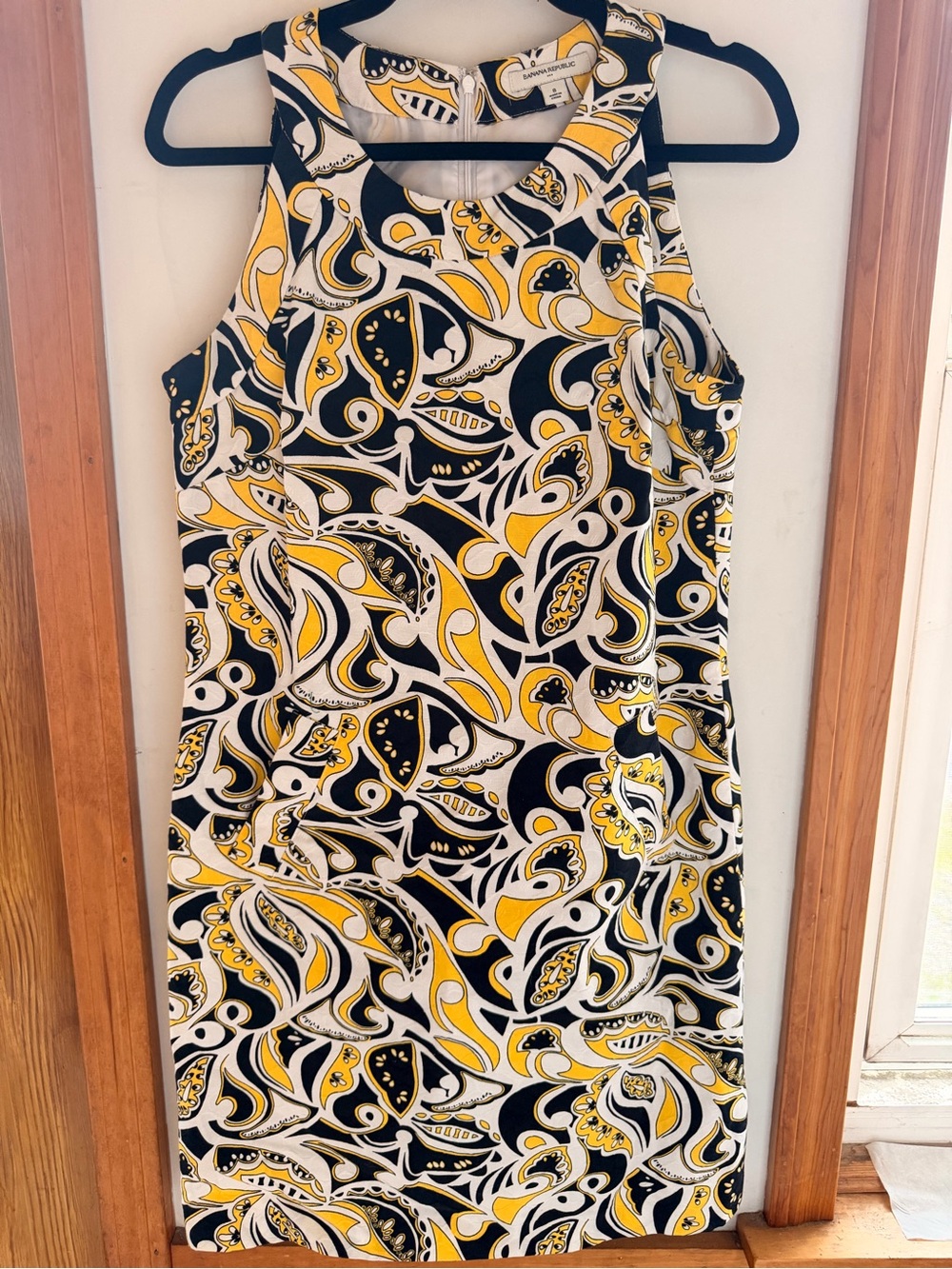 Banana Republic Patterned Dress Size 8